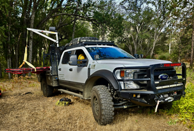 2022 Ford F 550 Super Single Doing Work