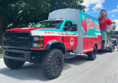 Advertising Super Singles 5500 Chevy International Hvac Service Truck