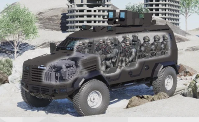 Alpine Armoring Tactical Vehicle Render