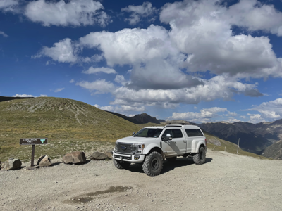 Cinnamon Pass Ford Dually Colorado