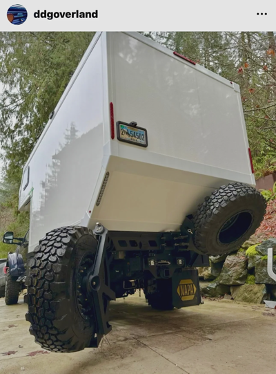Ddg Overland White Expedition Camper Rear