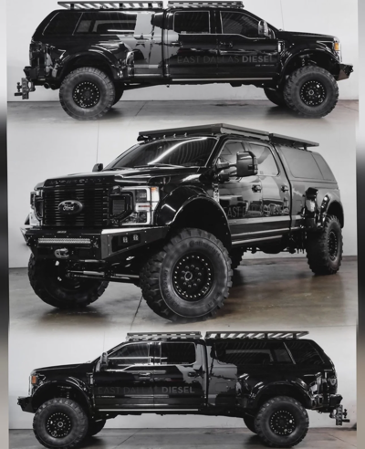 East Dallas Diesel Black Super Duty Trio