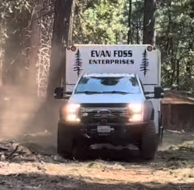 Forest Service Tree Trimming Land Management Super Singles F550 Bucket Truck