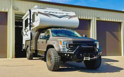Host Camper Gray Ford F450 Shop