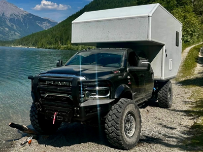 Ram 5500 With One Piece Wheel Super Single Conversion