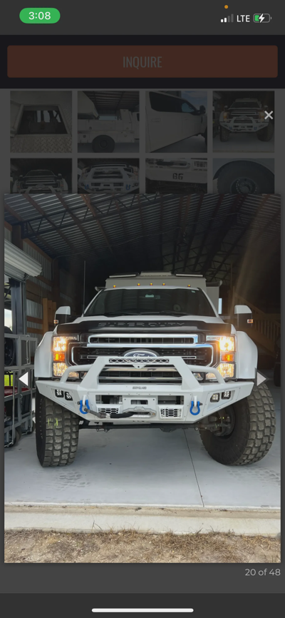 White Super Duty Gallery Mobile Screenshot