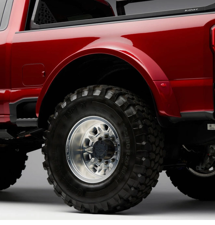Ford Gen 1 fenders rear view